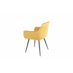 SCAUN MAREK, 57X60X83 CM, VELVET CURRY - imagine 2