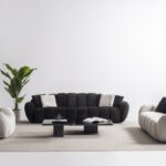 Canapea “Puffy” tapițată, 300x80cm incredibil de confortabilă