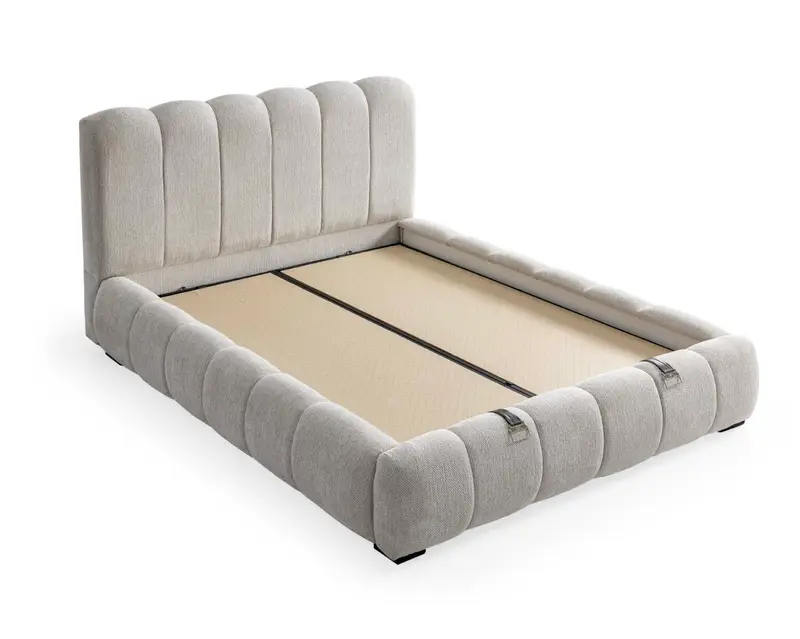 IMG_7588 Pat “Comfort” tapițat, 160x200 cu ladă de depozitare - imagine 5