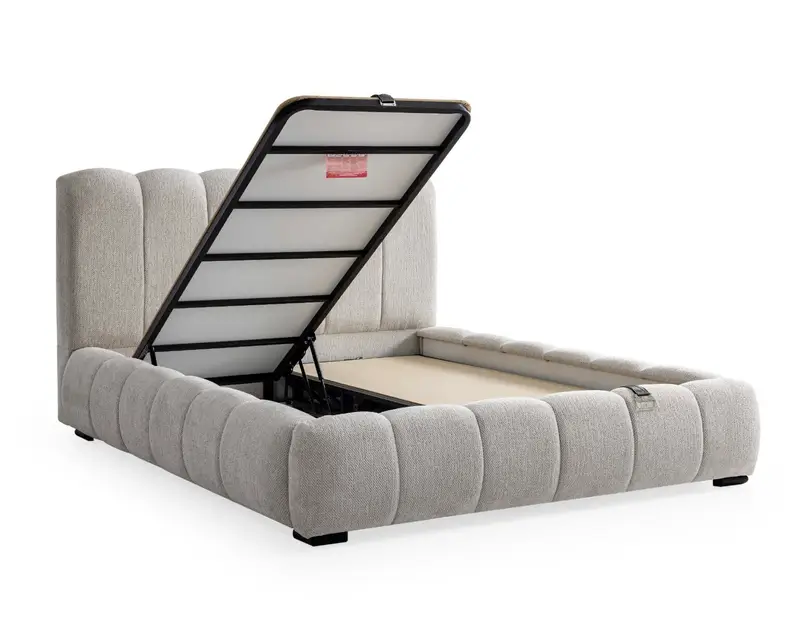 IMG_7591 Pat “Comfort” tapițat, 160x200 cu ladă de depozitare - imagine 8